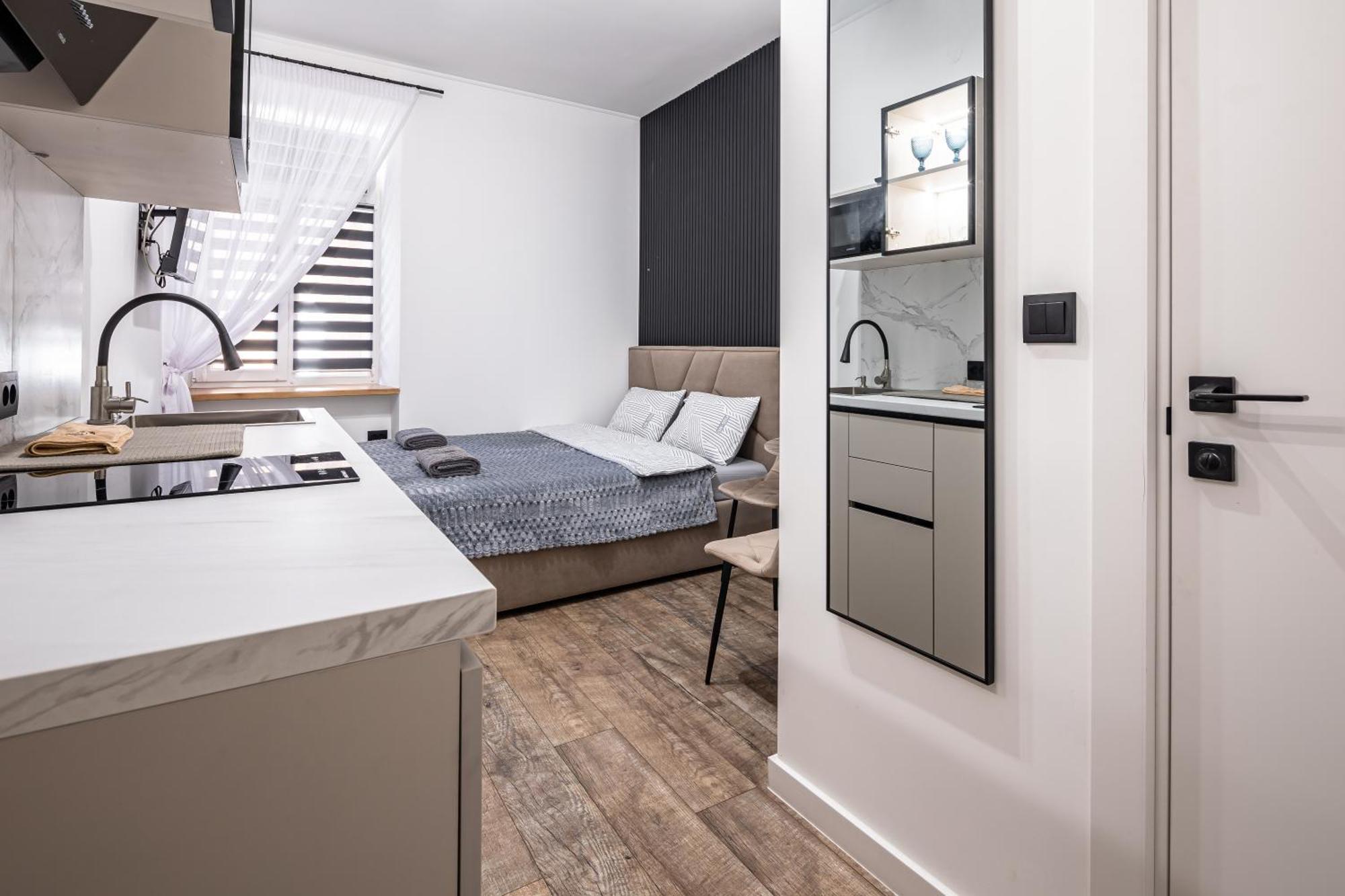 Apartment 1 кімнатна подобово-погодинно біля жд вокзалу та костелу єлизавети Lviv